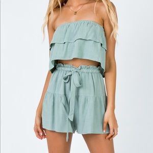 Princess Polly Women’s Flowy Shorts & Bandeau Set